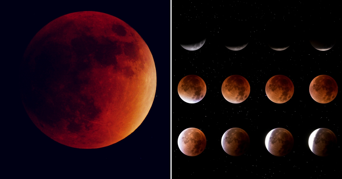 super blue blood moon Kerala