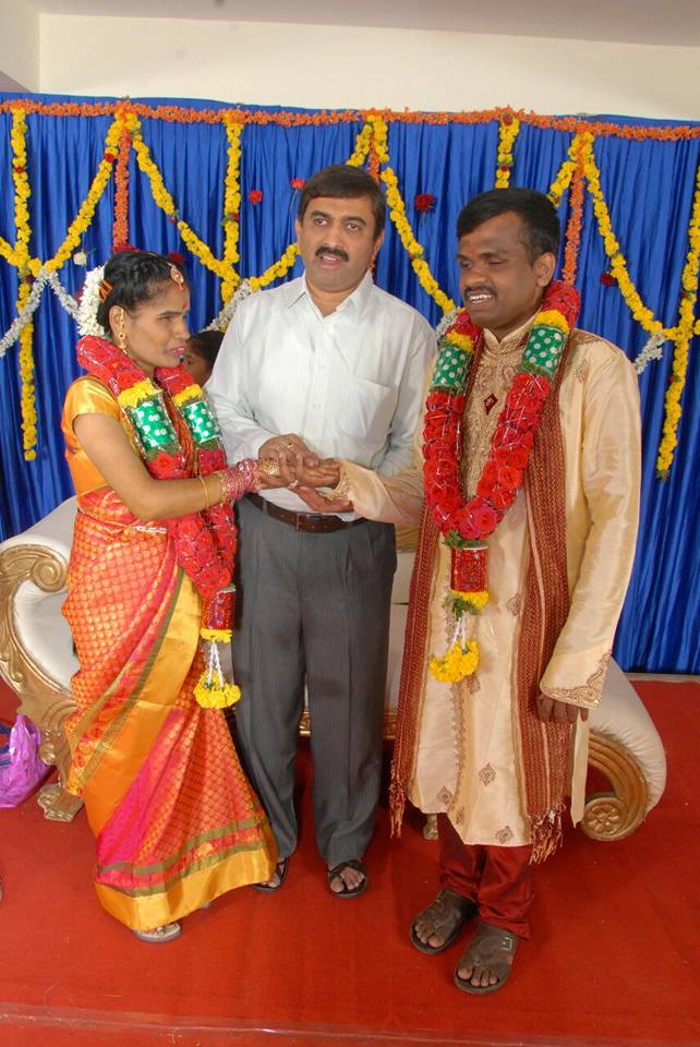 visually-impaired couple wedding bengaluru