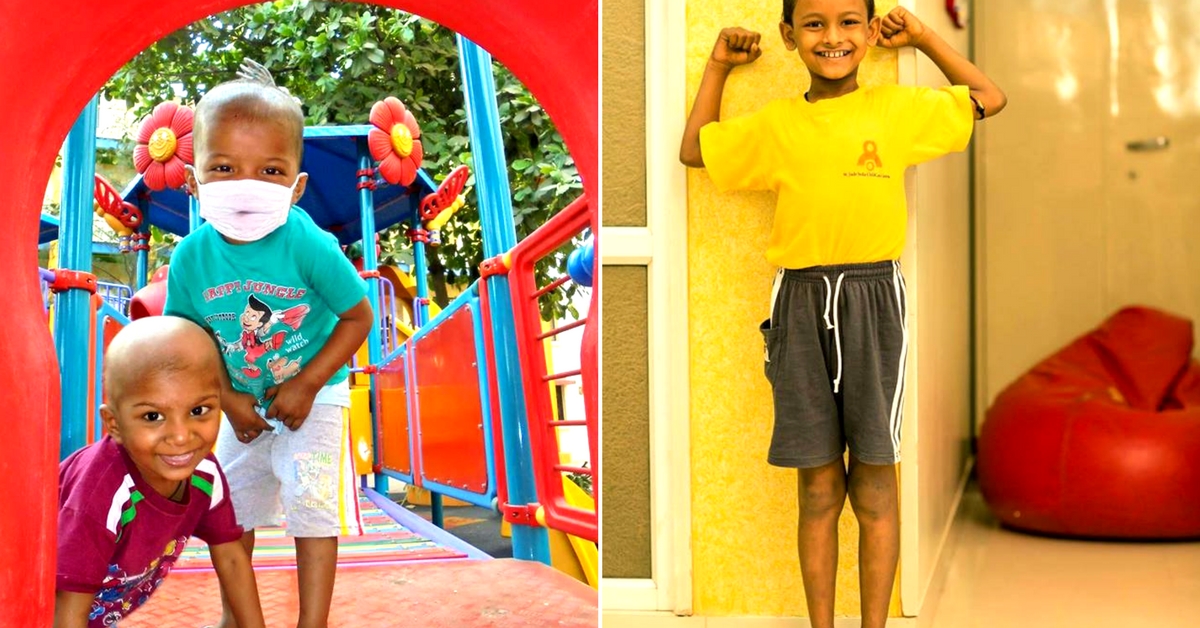 The children bond and manage to have fun, despite fighting cancer. Image Courtesy: St Jude India Child Care Centre