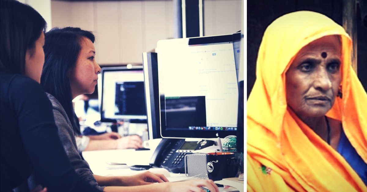 Bhanwari Devi on the right and a representational image of office-going women on the left. (Source: Facebook/Pixabay)
