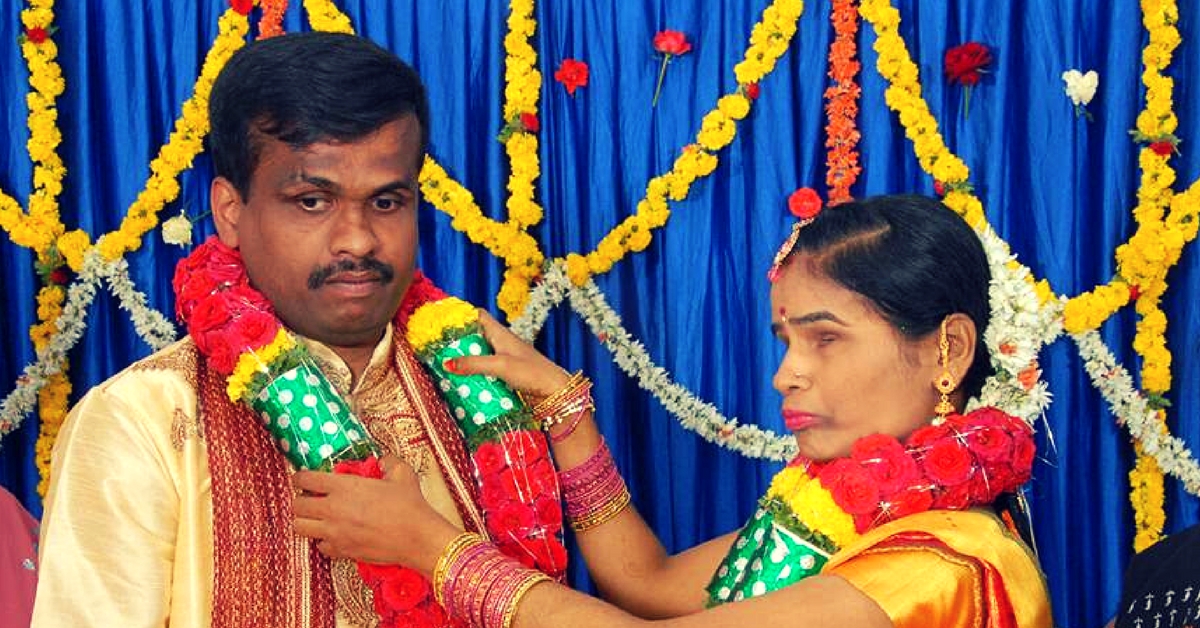 visually-impaired couple wedding bengaluru