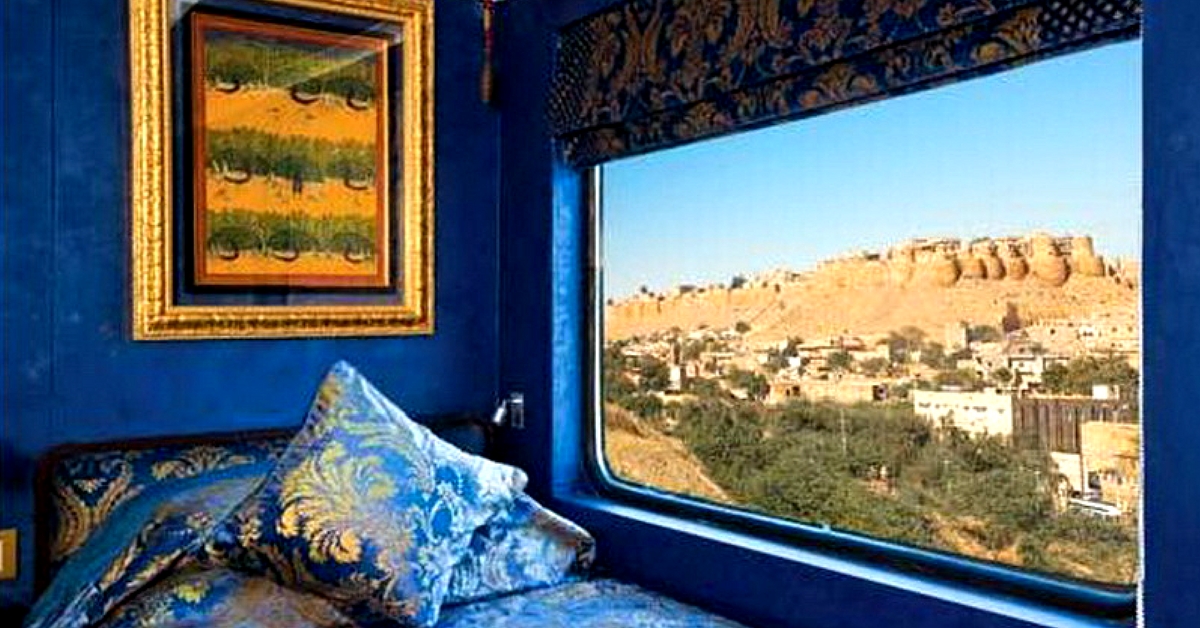 Look out at old, historic fords, while you travel in the luxury train the Palace of Wheels. Image Courtesy: Wikimedia Commons.