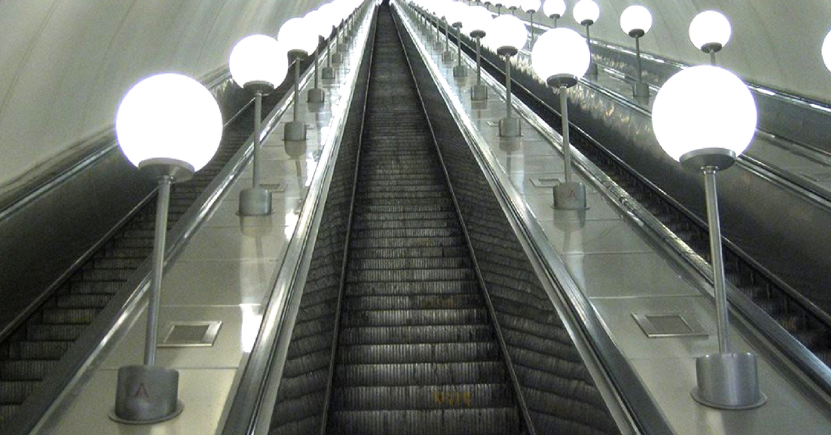 Janakpuri West Station, of the Delhi Metro, will have the country's tallest escalator. Image Credit: Metro Rail News.