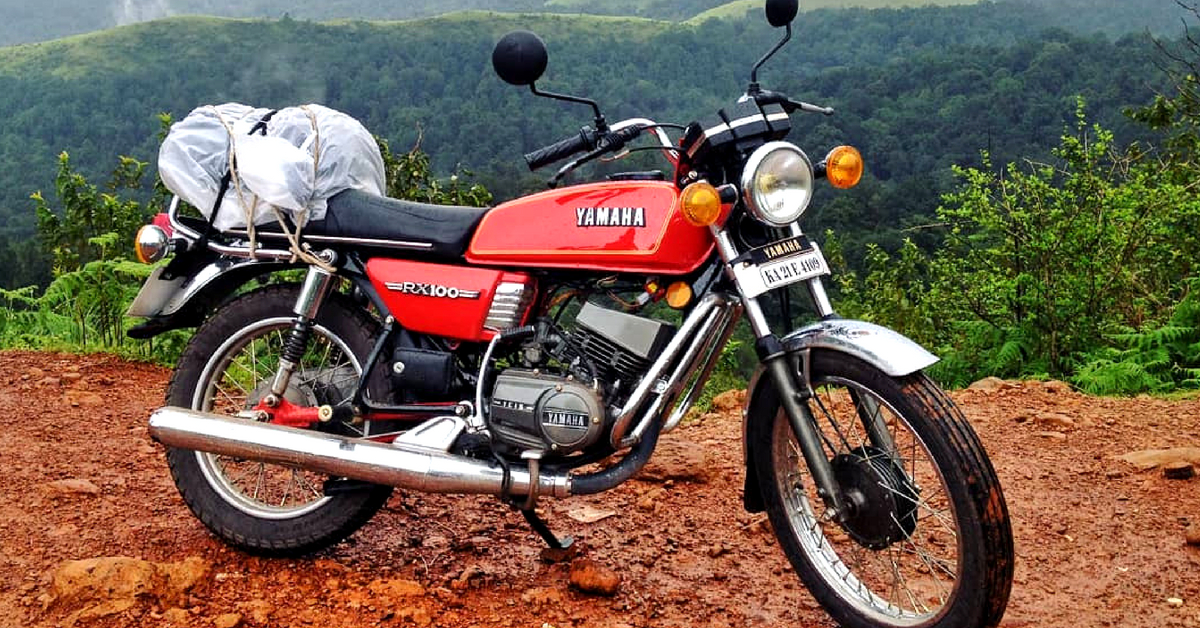 The Yamaha RX100, a 2-stroke wonder that has many fans in India. Image Credit: Instagram