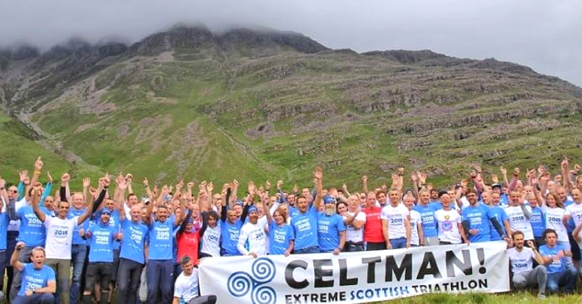 Can you spot Delhi's Siddhant Chauhan among his fellow participants at the CELTMAN! 2018 extreme triathlon? Image Credit: Siddhant.