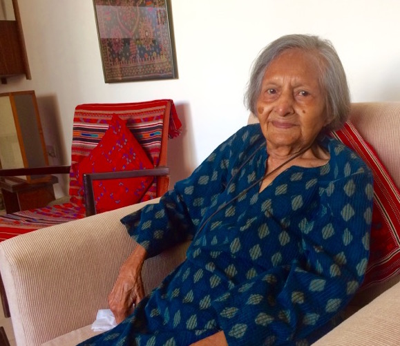 Violet Bajaj at her home in Delhi (Photo: Deepika S)