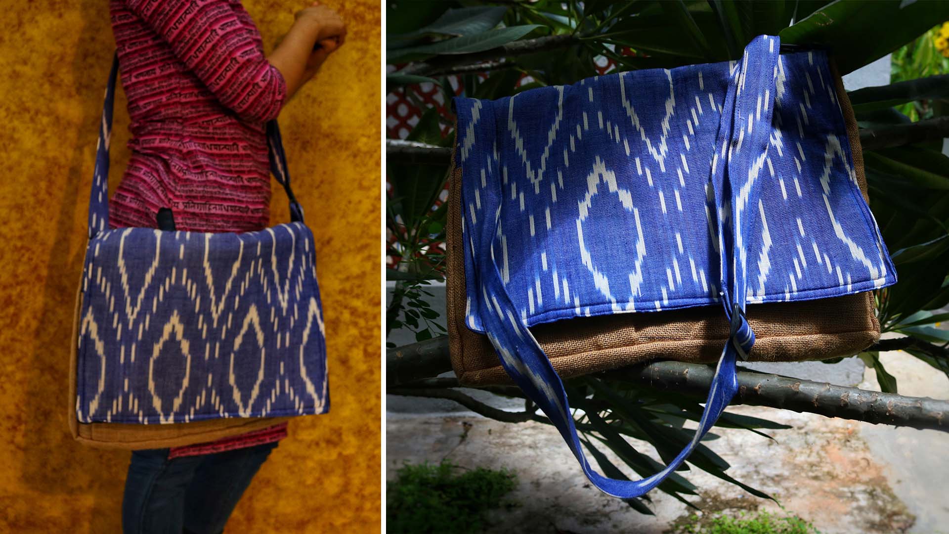 ikat laptop bag 1