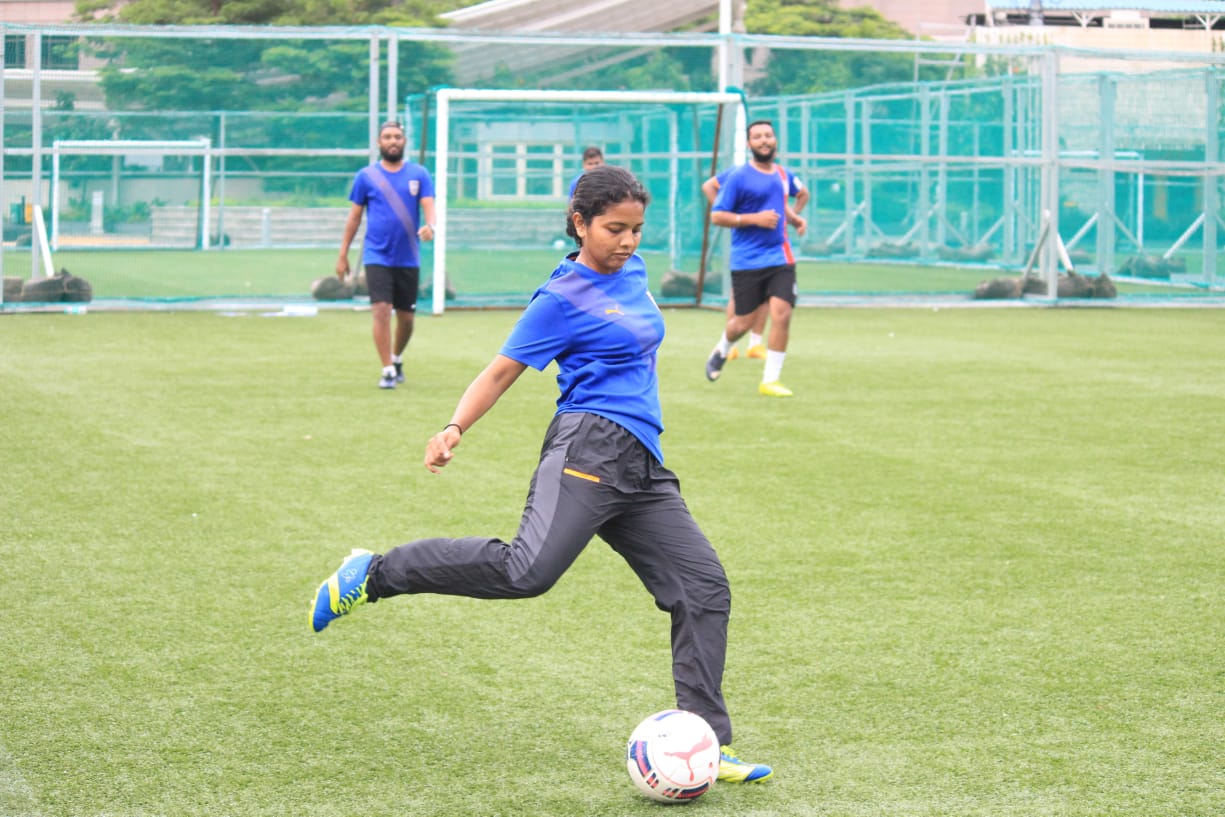 Tanaz Mohammed in action.