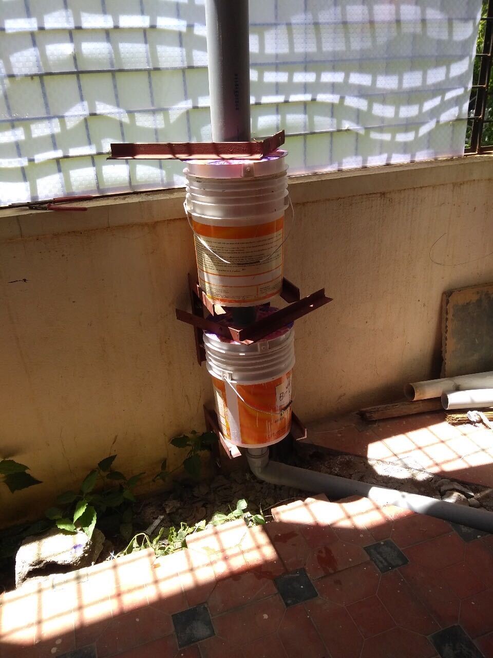 Low-cost rainwater harvesting system